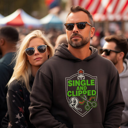 Single and Clipped Hoodie for Trendy Fashion Product