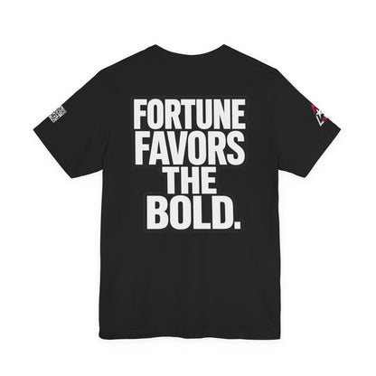 Fortune Favors the Bold – Motivational Streetwear Graphic Tee