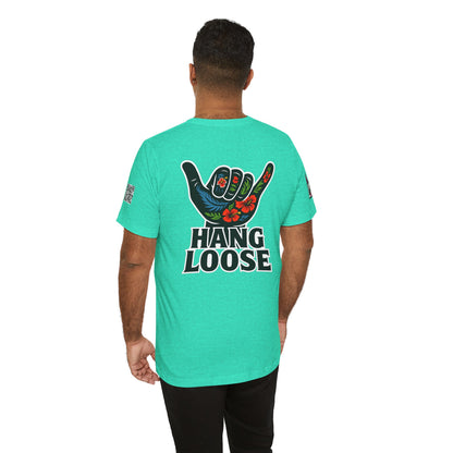 Hang Loose Graphic T-Shirt | Shaka Hand Tee | Tropical Surf Streetwear