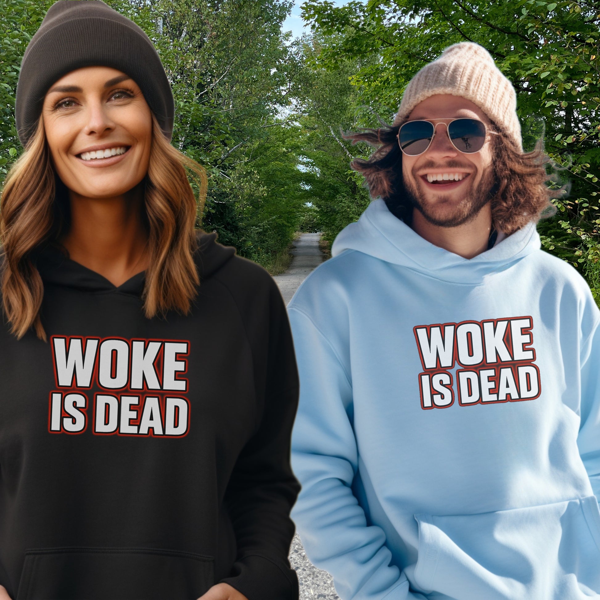 Woke is Dead Hooded Sweatshirt for Streetwear Lovers