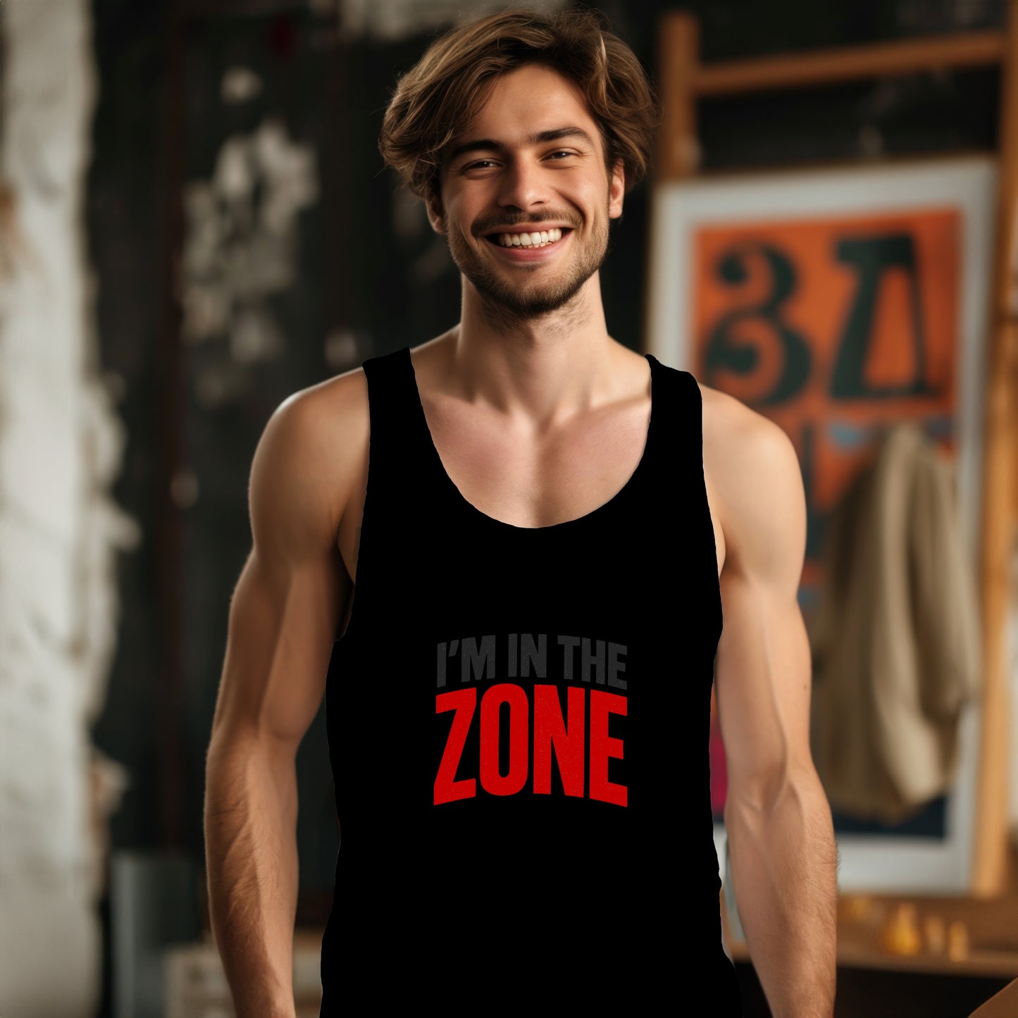 I'm In The Zone Bold Statement Tank Top product