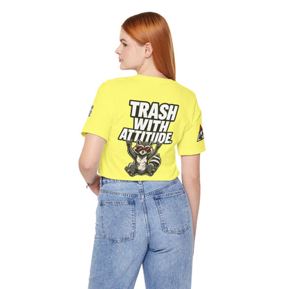 Trash With Attitude – Funny Raccoon Graphic Tee