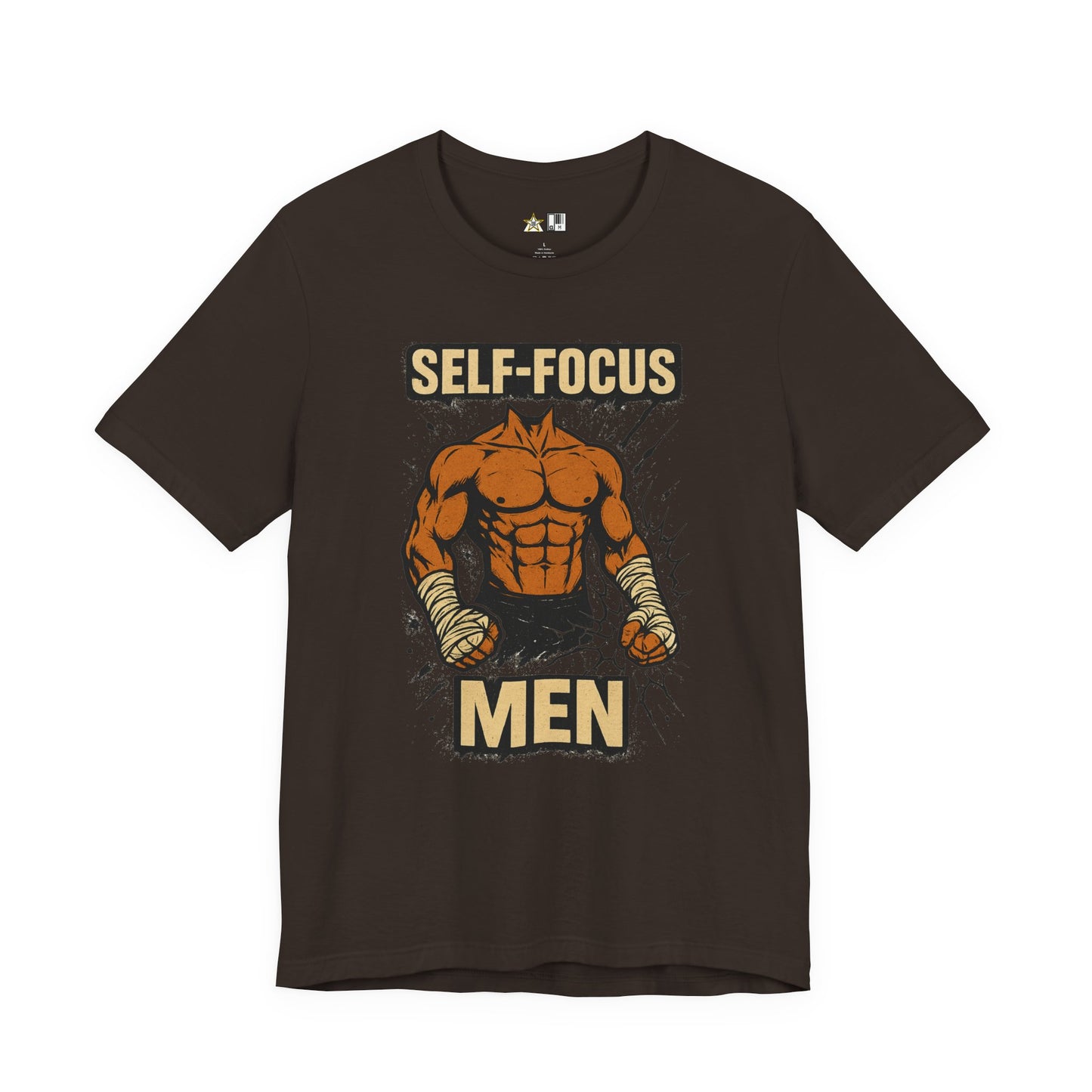 Fighter Self-Focus Men Muscle Power – Unisex Streetwear Graphic Tee