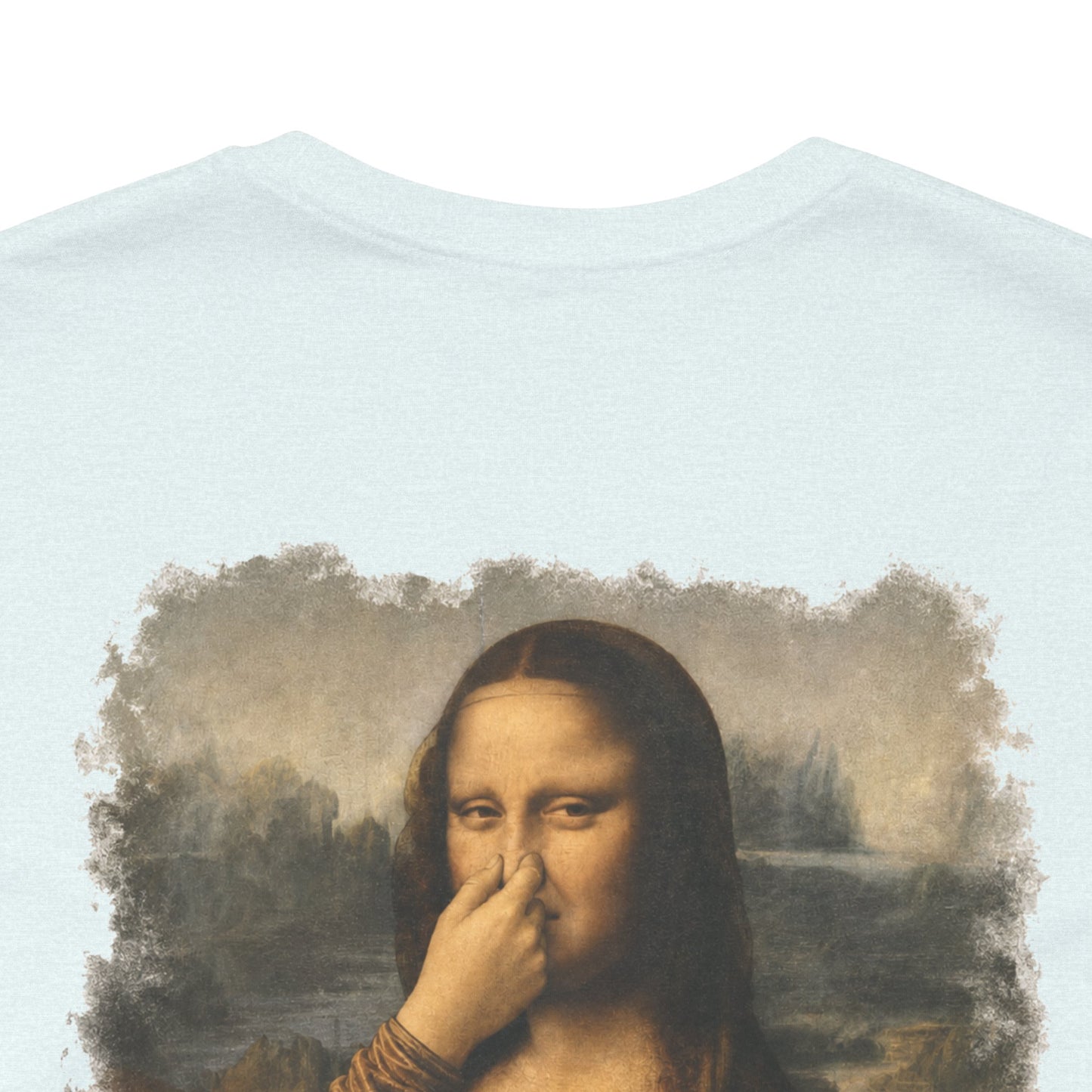 Something Stinks – Funny Mona Lisa Parody Graphic Tee