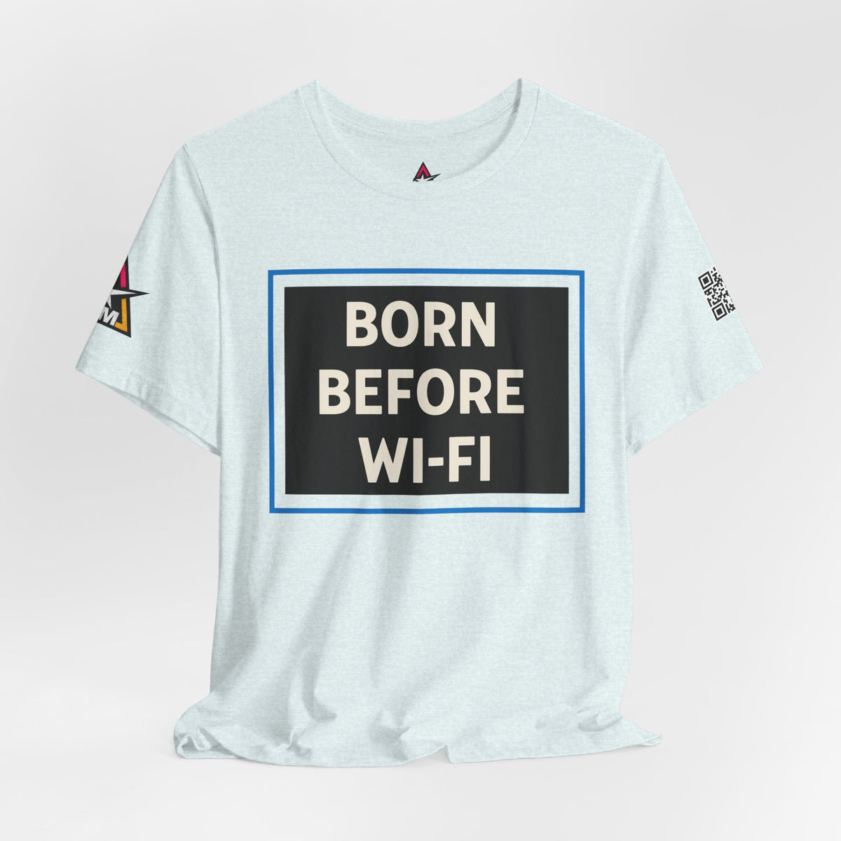 BORN BEFORE WI-FI | Funny Retro Graphic Tee | Gen X & Millennial Streetwear