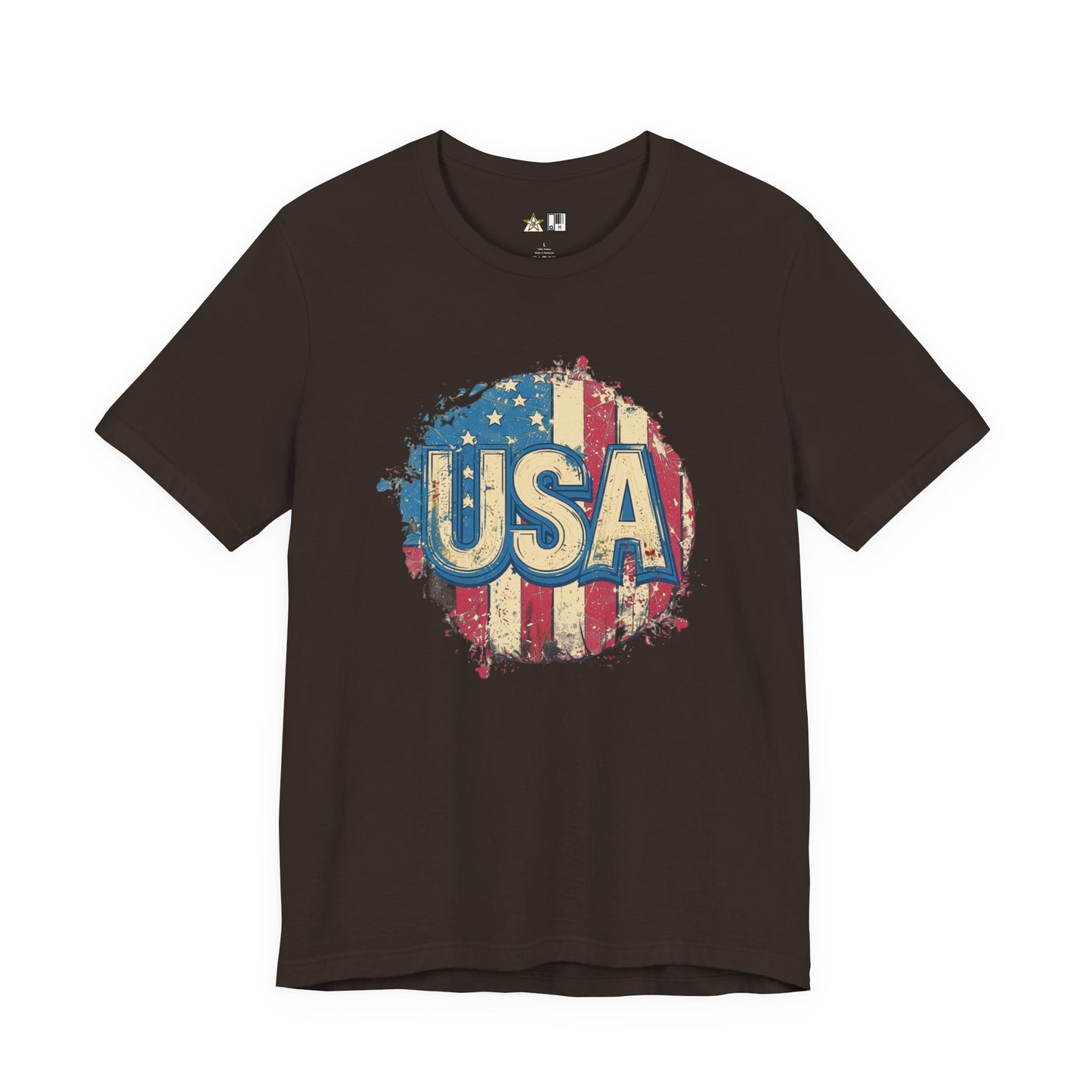 USA Raw Spirit – Unisex Patriotic Streetwear Tee