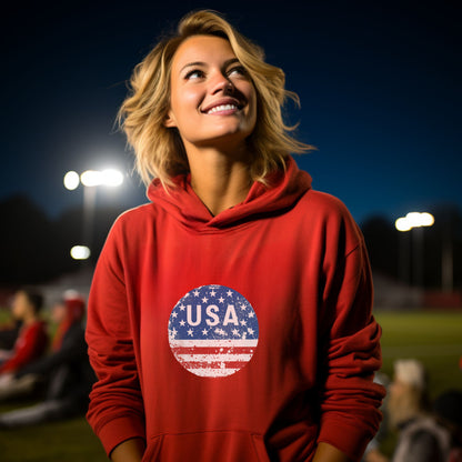 USA Graphic Red Hoodie product type