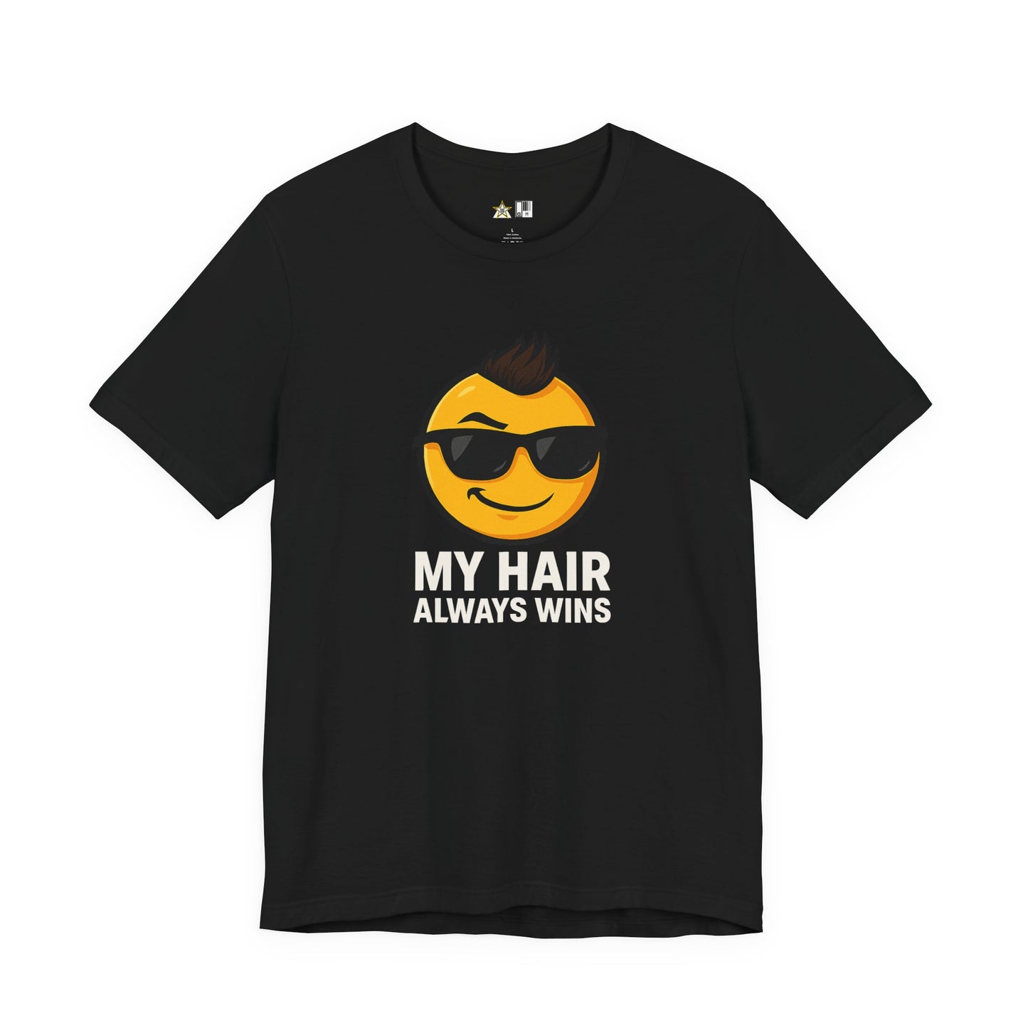 Hair Always Wins Attitude Tee – Unisex Streetwear Graphic Tee