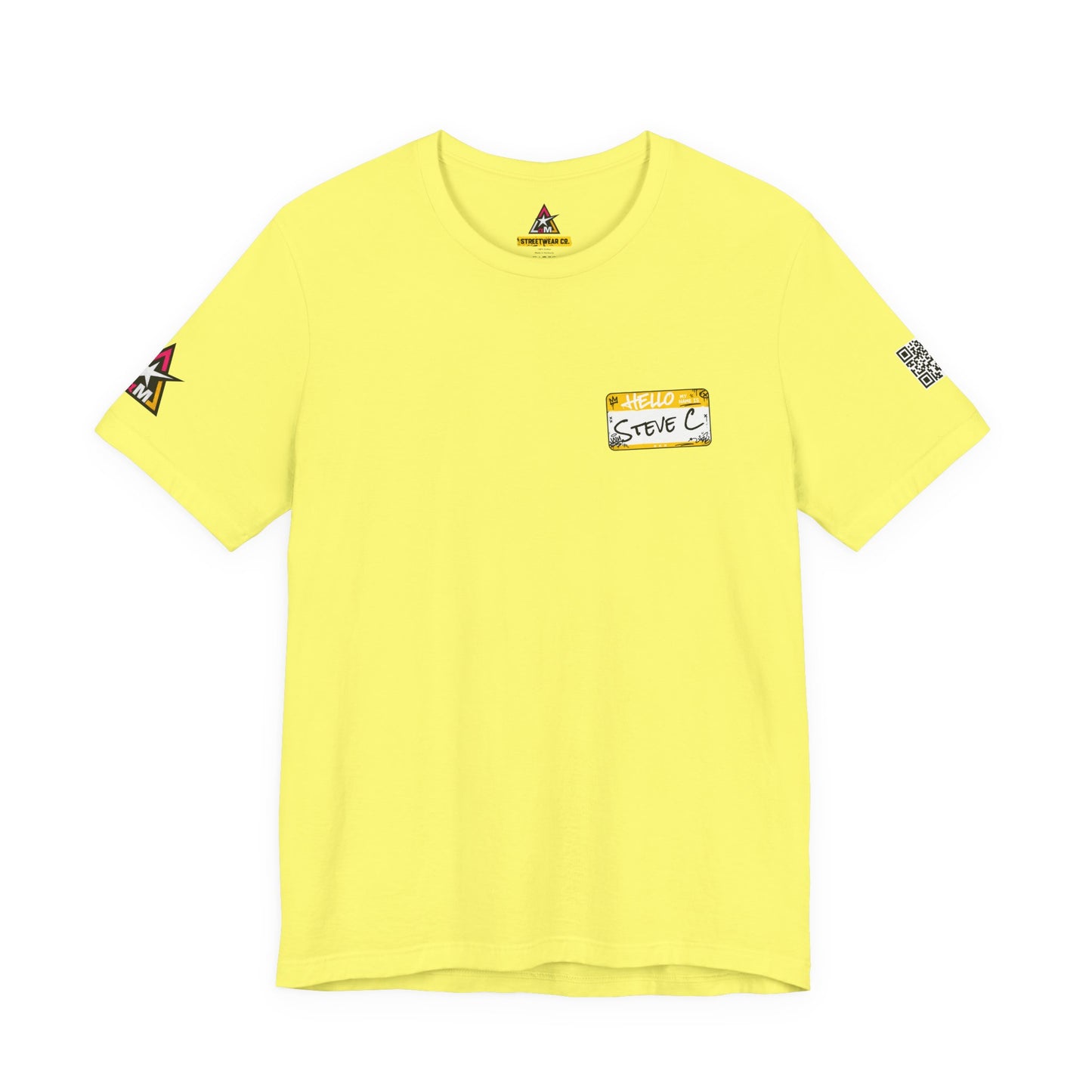 Custom Name Tag – Personalized Streetwear Graphic Tee