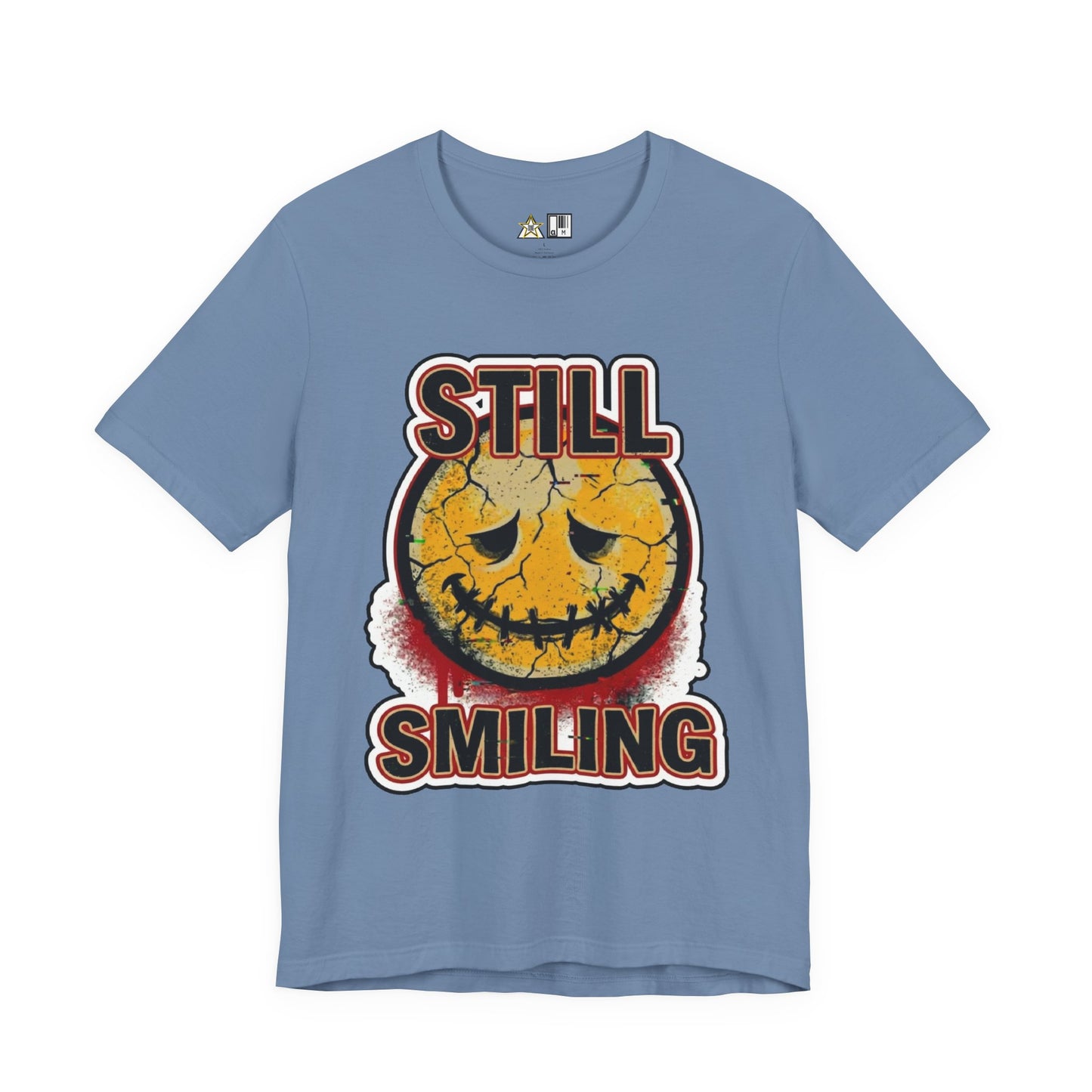 Still Smiling unisex streetwear graphic tee