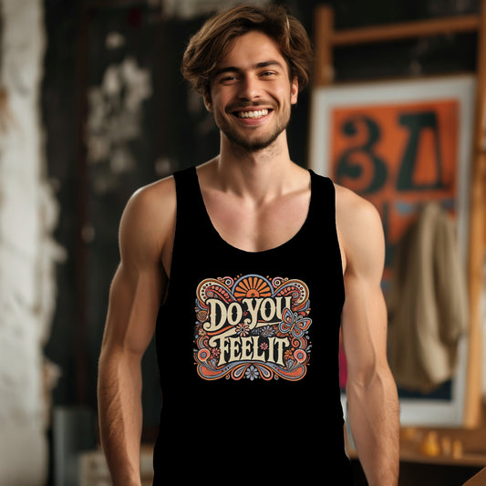 Do You Feel It Graphic Print Tank Top product