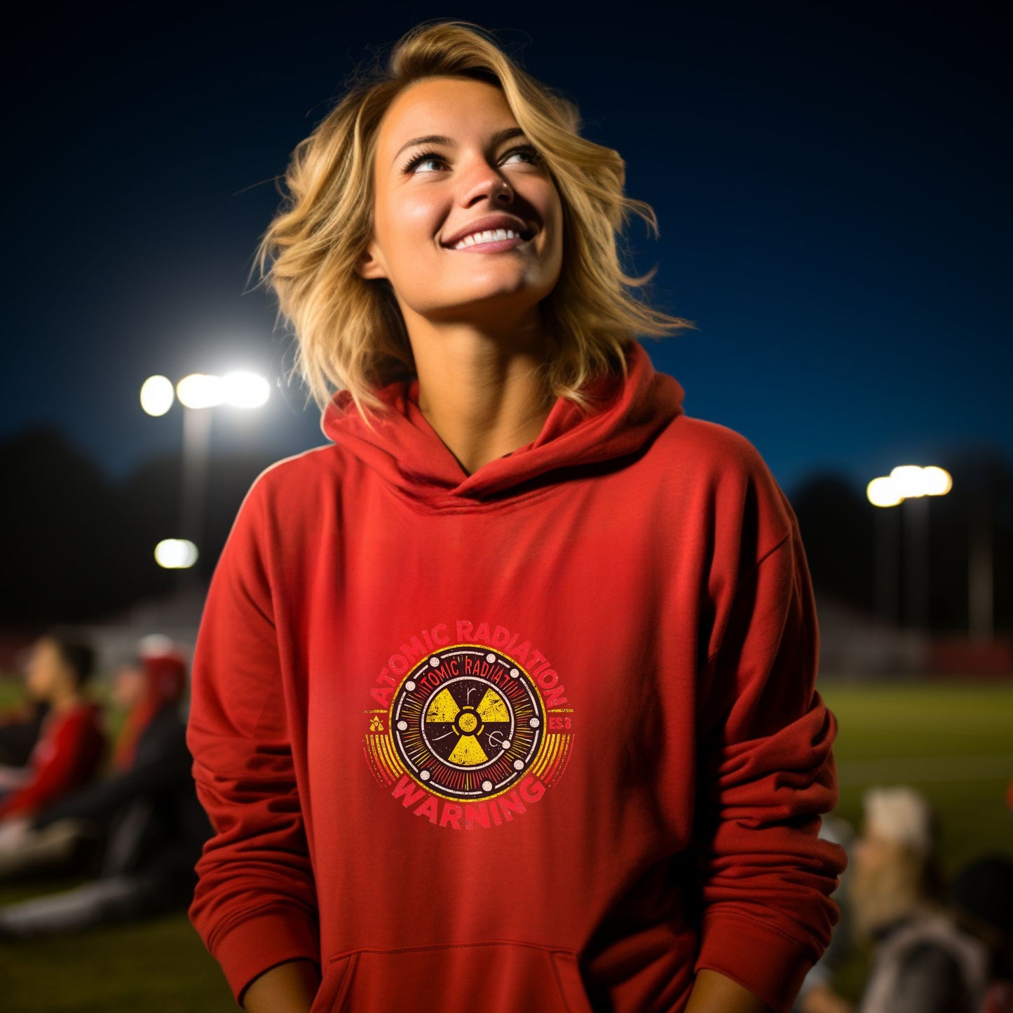 Atomic Radiation Warning Graphic Hoodie product