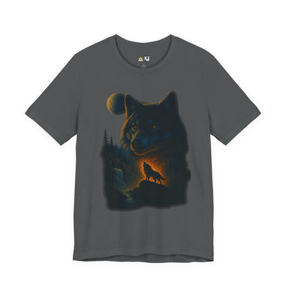 Midnight Wolf Instinct Tee – Unisex Streetwear Graphic Tee