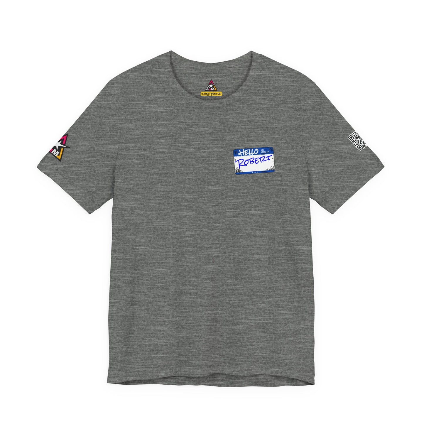 Custom Name Tag – Personalized Streetwear Graphic Tee