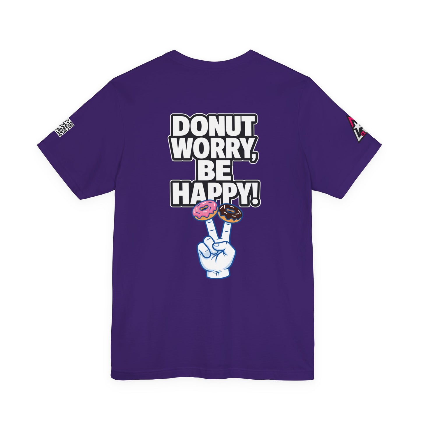 Donut Worry, Be Happy – Funny Donut Graphic Tee