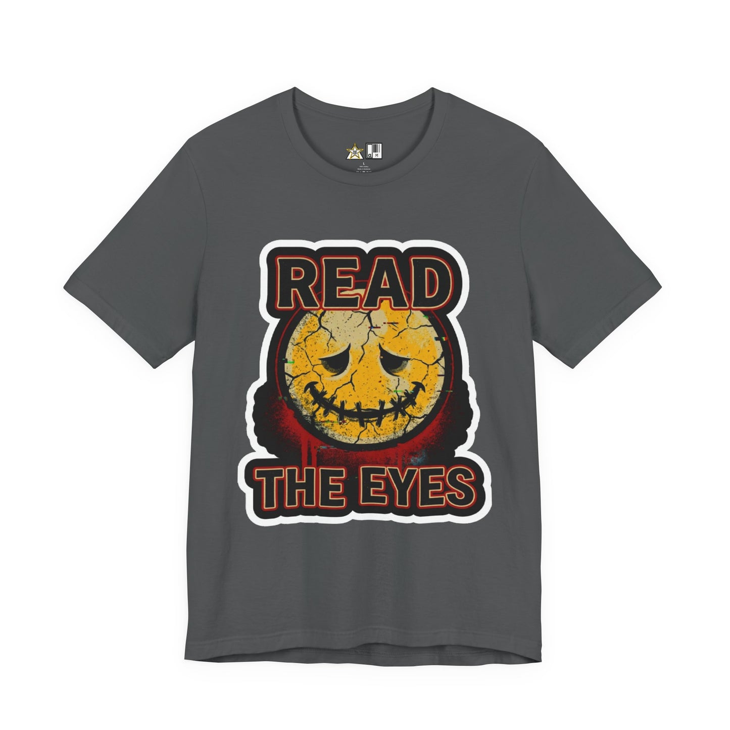 Read The Eyes unisex streetwear graphic tee