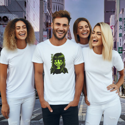 Graphic Tee Featuring Original Spooky Cartoon Design