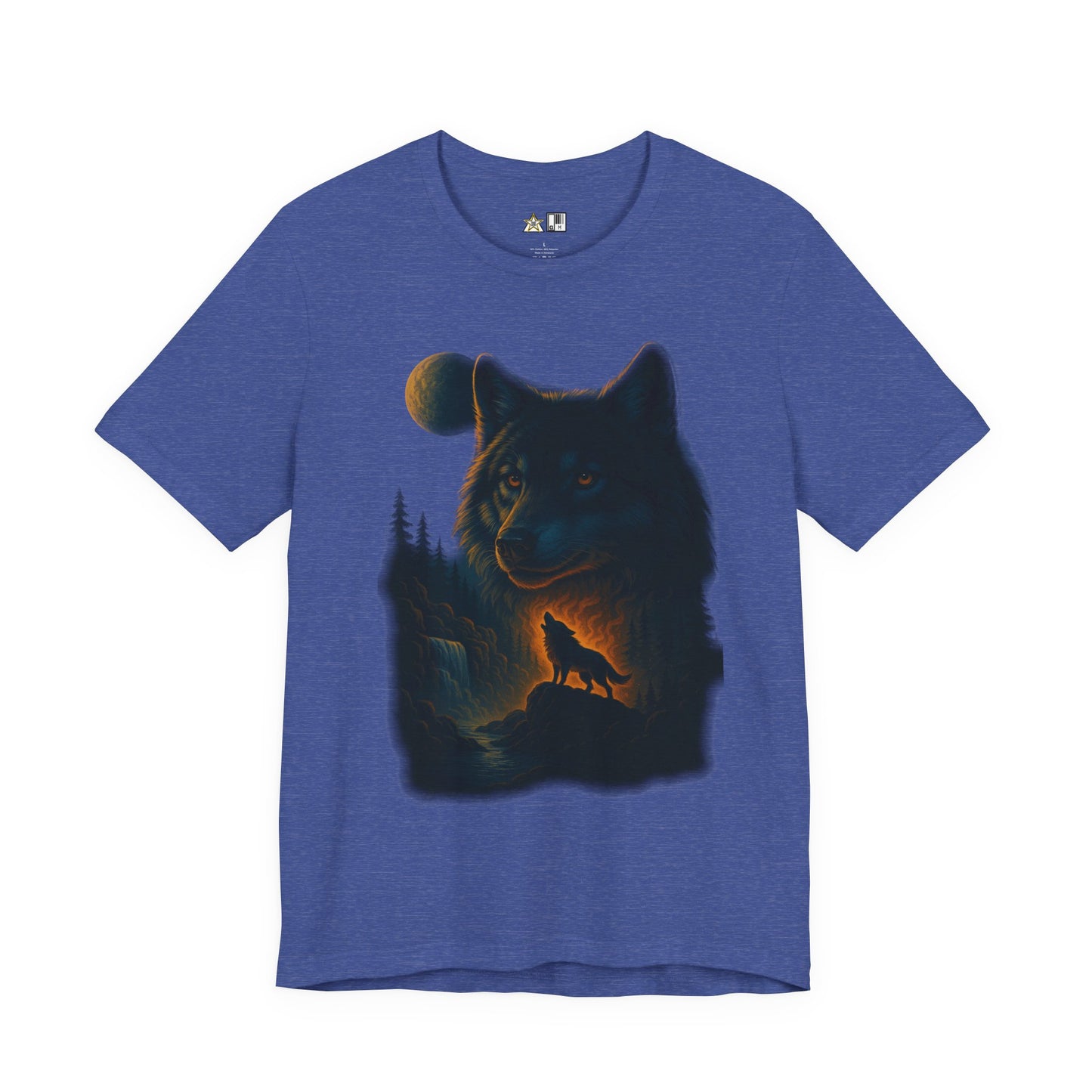 Midnight Wolf Instinct Tee – Unisex Streetwear Graphic Tee