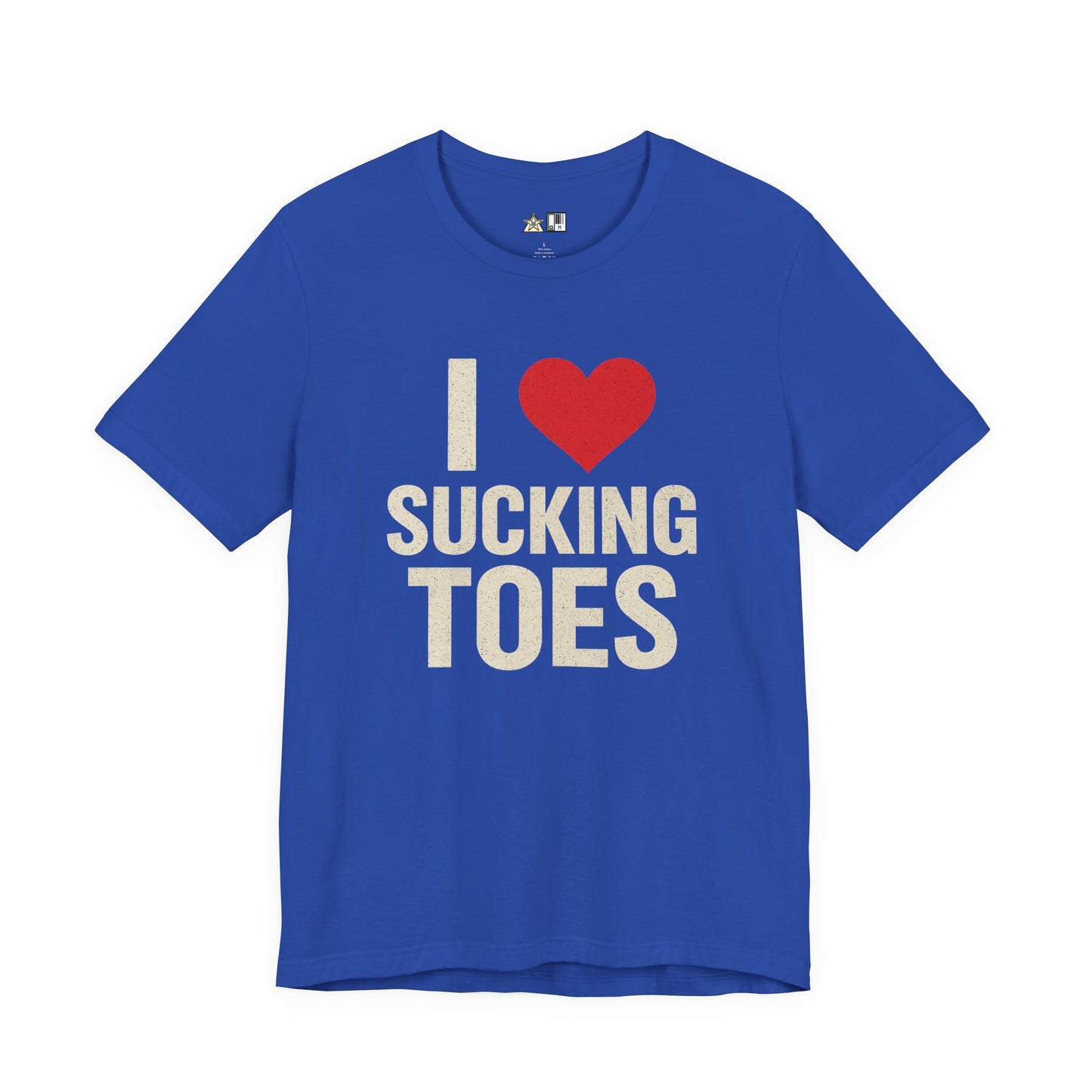 I ♥ SUCKING TOES Unapologetic Fetish Humor – Unisex Streetwear Graphic Tee