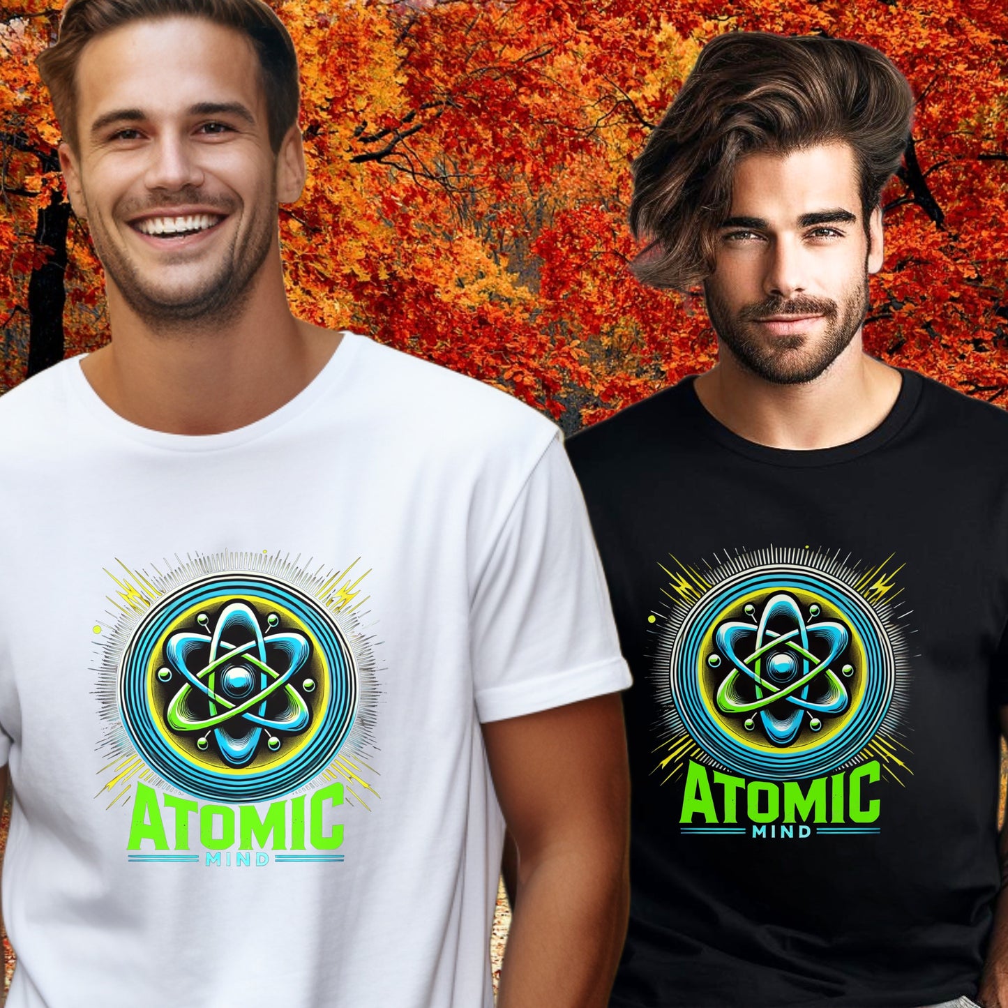 Atomic Mind Graphic Tee Vibrant and Artistic product type