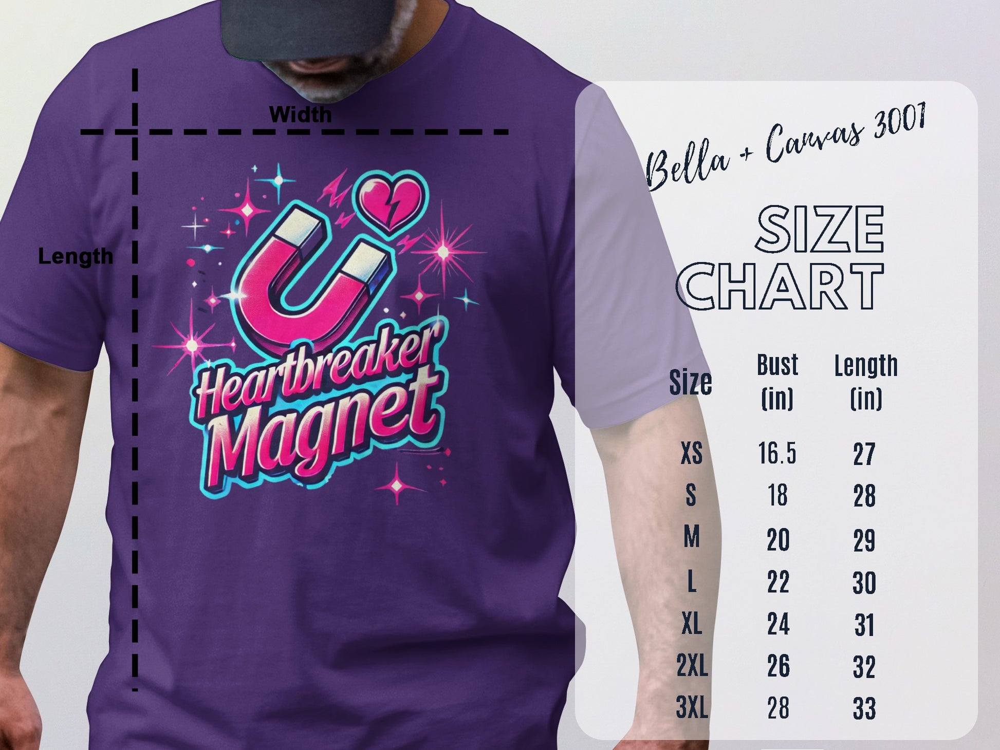Heartbreaker Magnet Graphic T Shirt product type