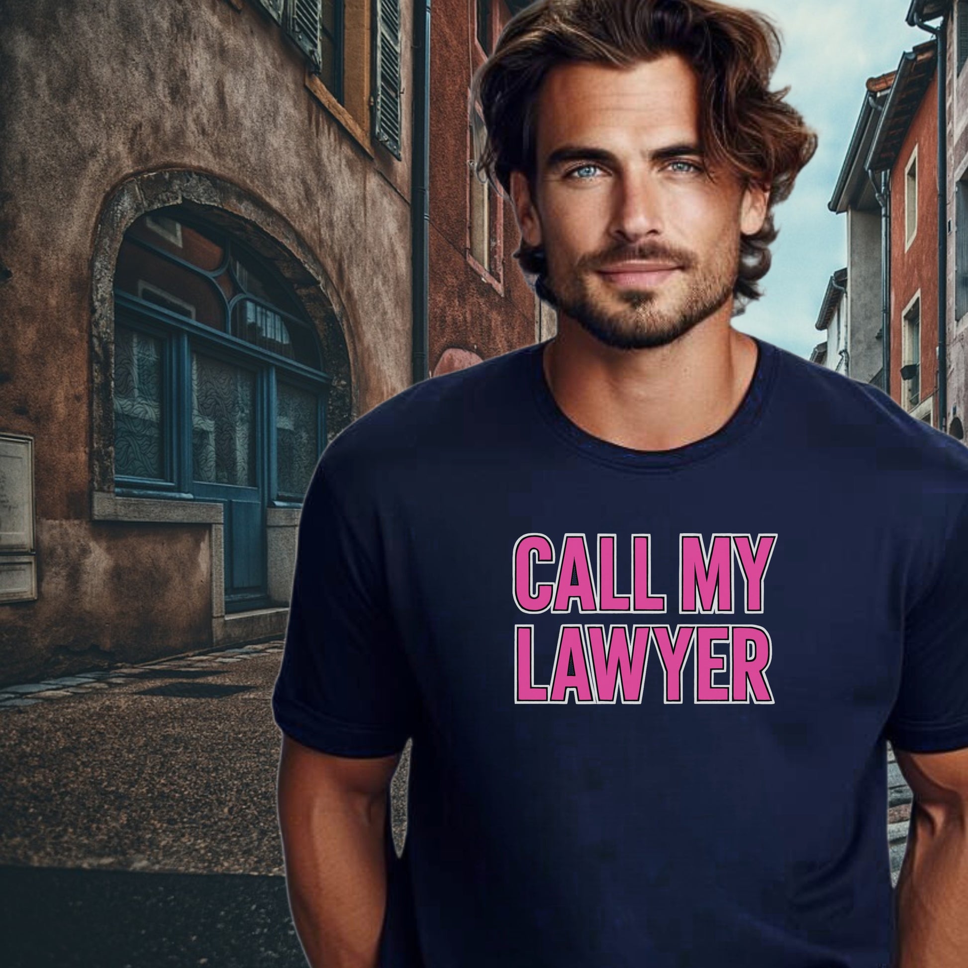 Call My Lawyer Bold Graphic Tee Shirt