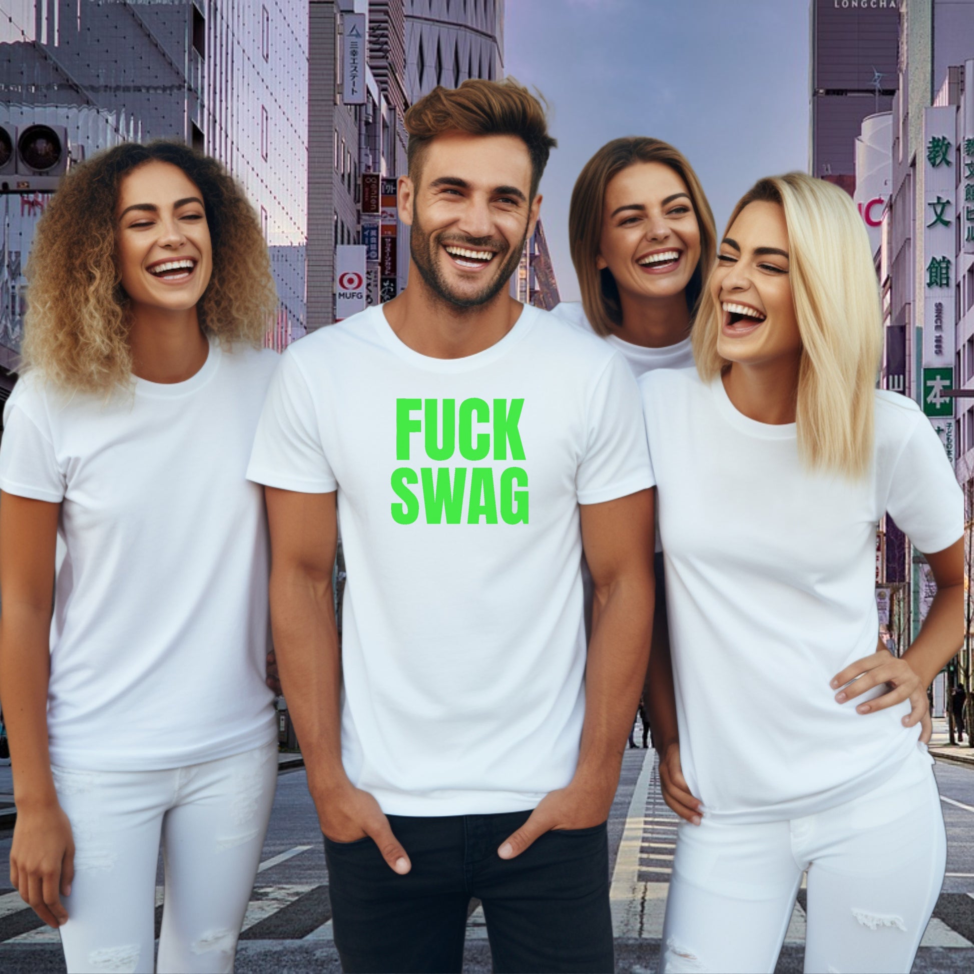 Bold Statement Fuck Swag T-Shirt for Casual Wear