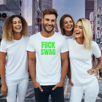 Bold Statement Fuck Swag T-Shirt for Casual Wear
