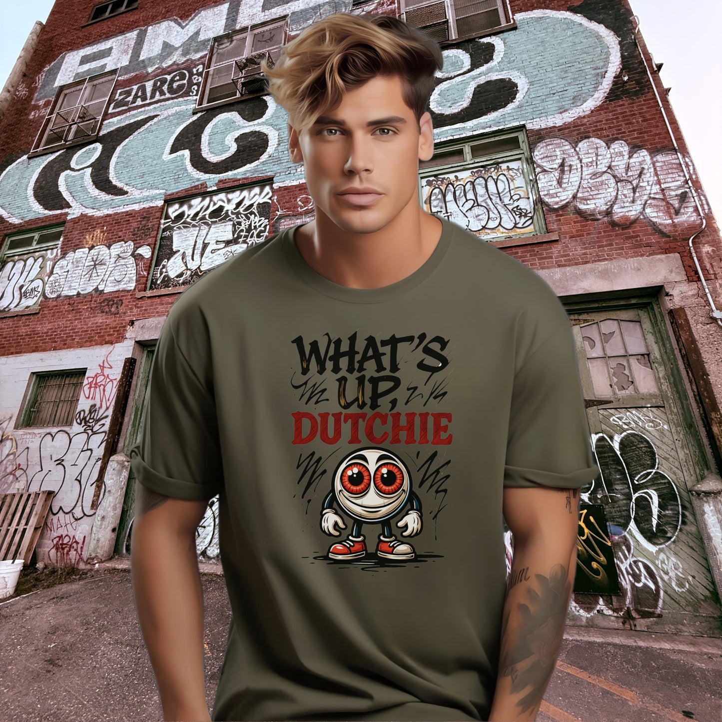 What's Up Dutchie Graphic Printed Shirt product type