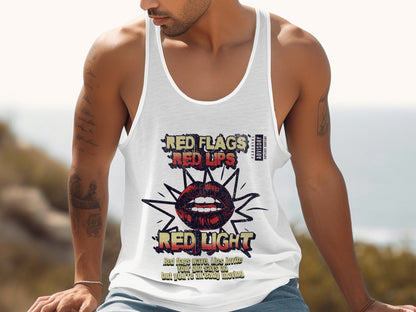 Red Flags Red Lips Red Light Tank Top product