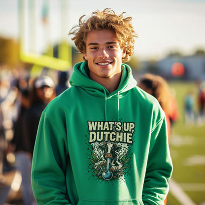 What's Up Dutchie Green Hoodie Casual Wear product