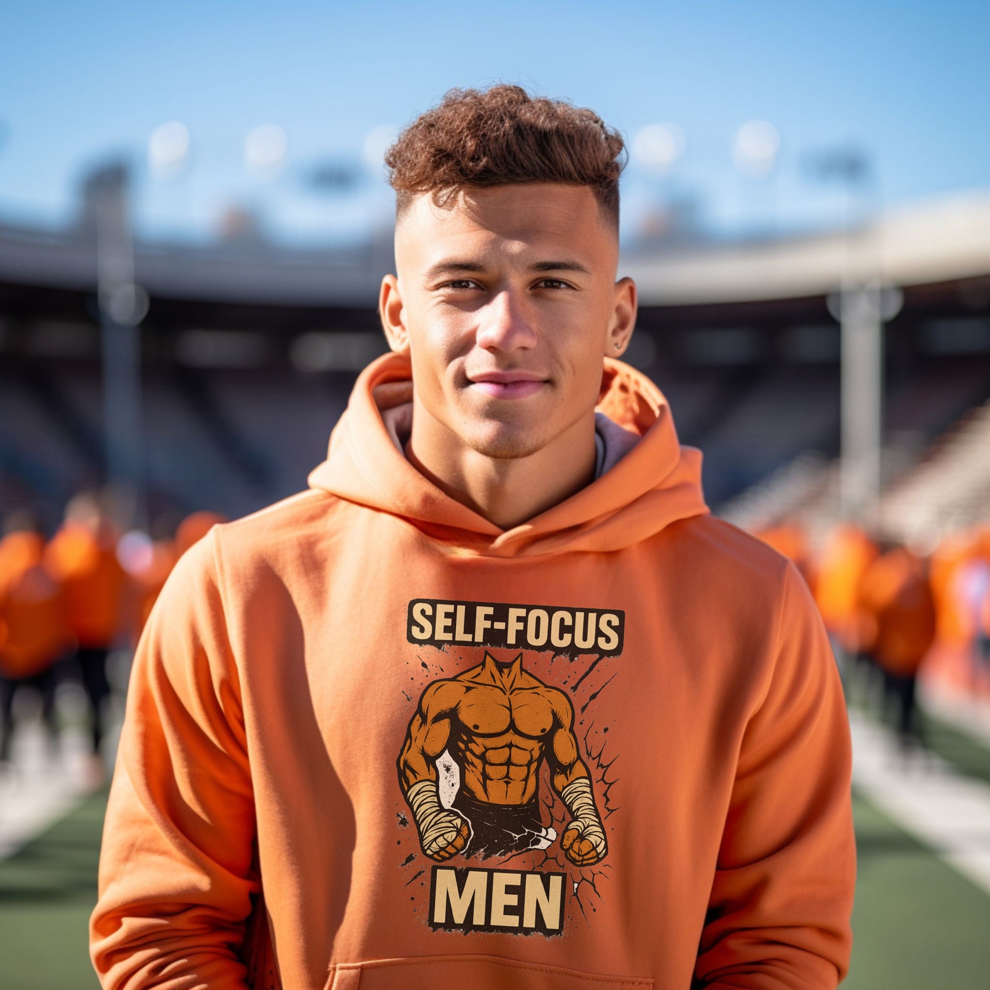 Self-Focus Men Graphic Hoodie Sweatshirt product