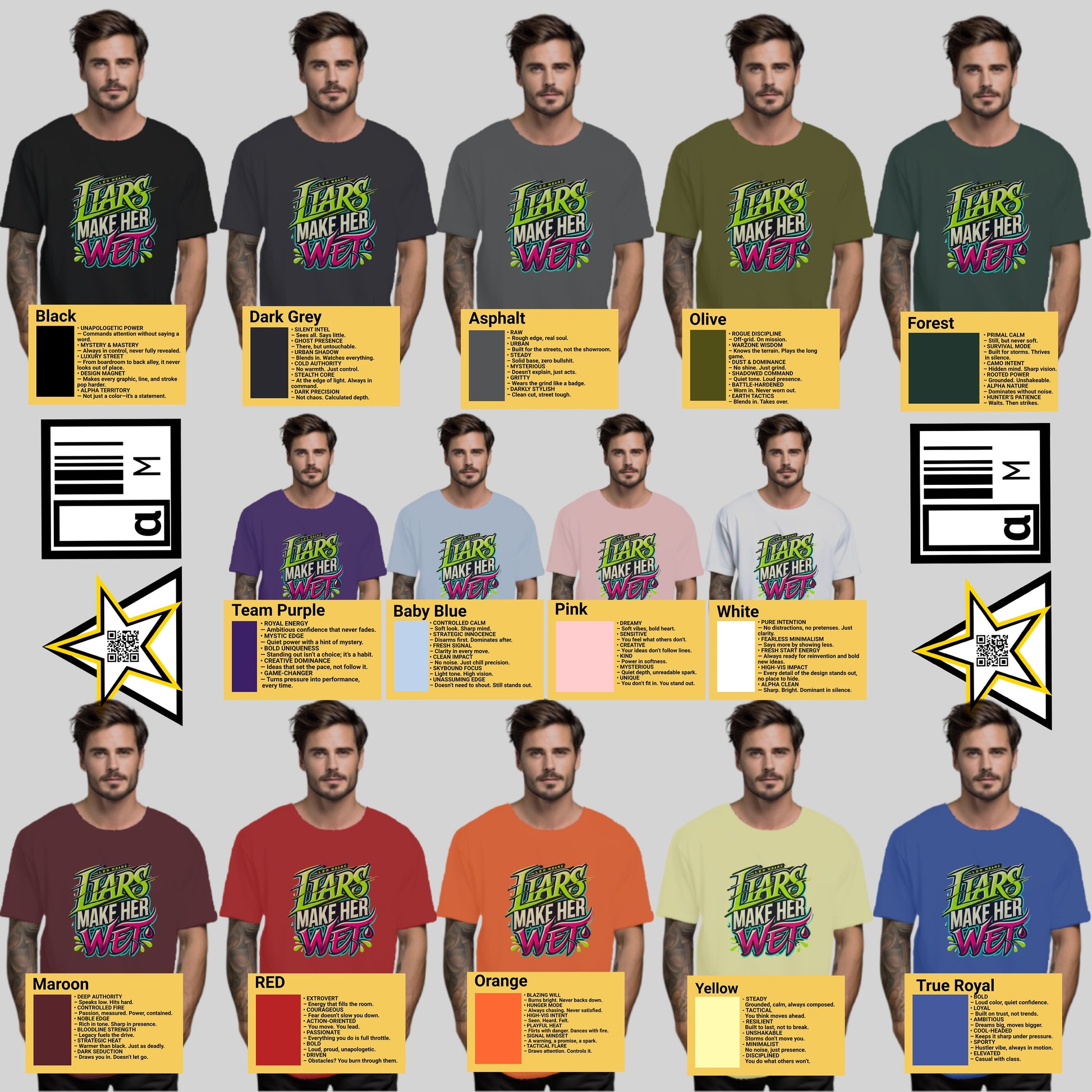 Liars Make Her Wet Funny Graphic Tee Shirt product
