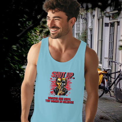 Shut Up Brains Are Sew Try Again In Silence Tank product