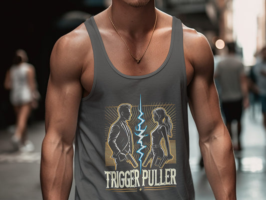Trigger Puller Graphic Print Tank Top product