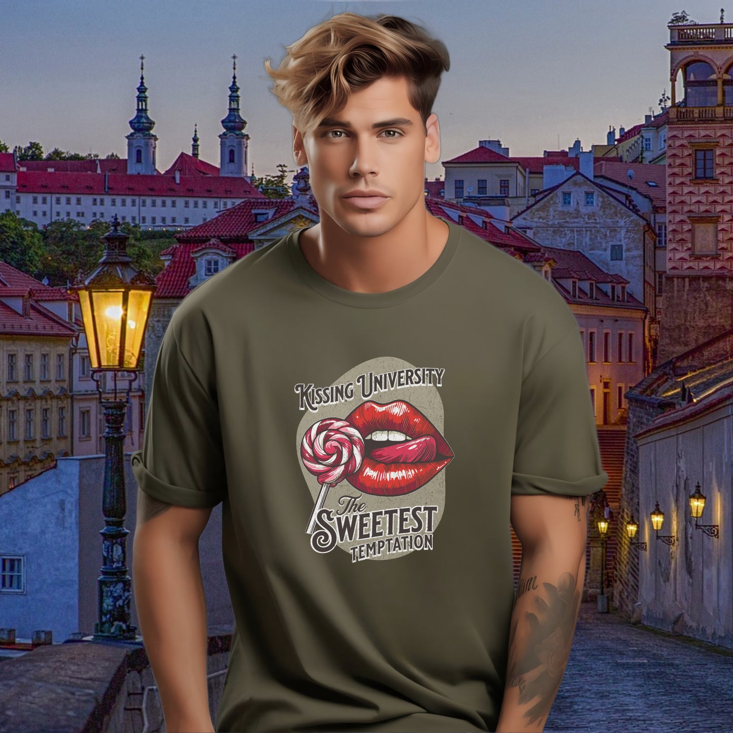Kissing University The Sweetest Temptation T-shirt product type