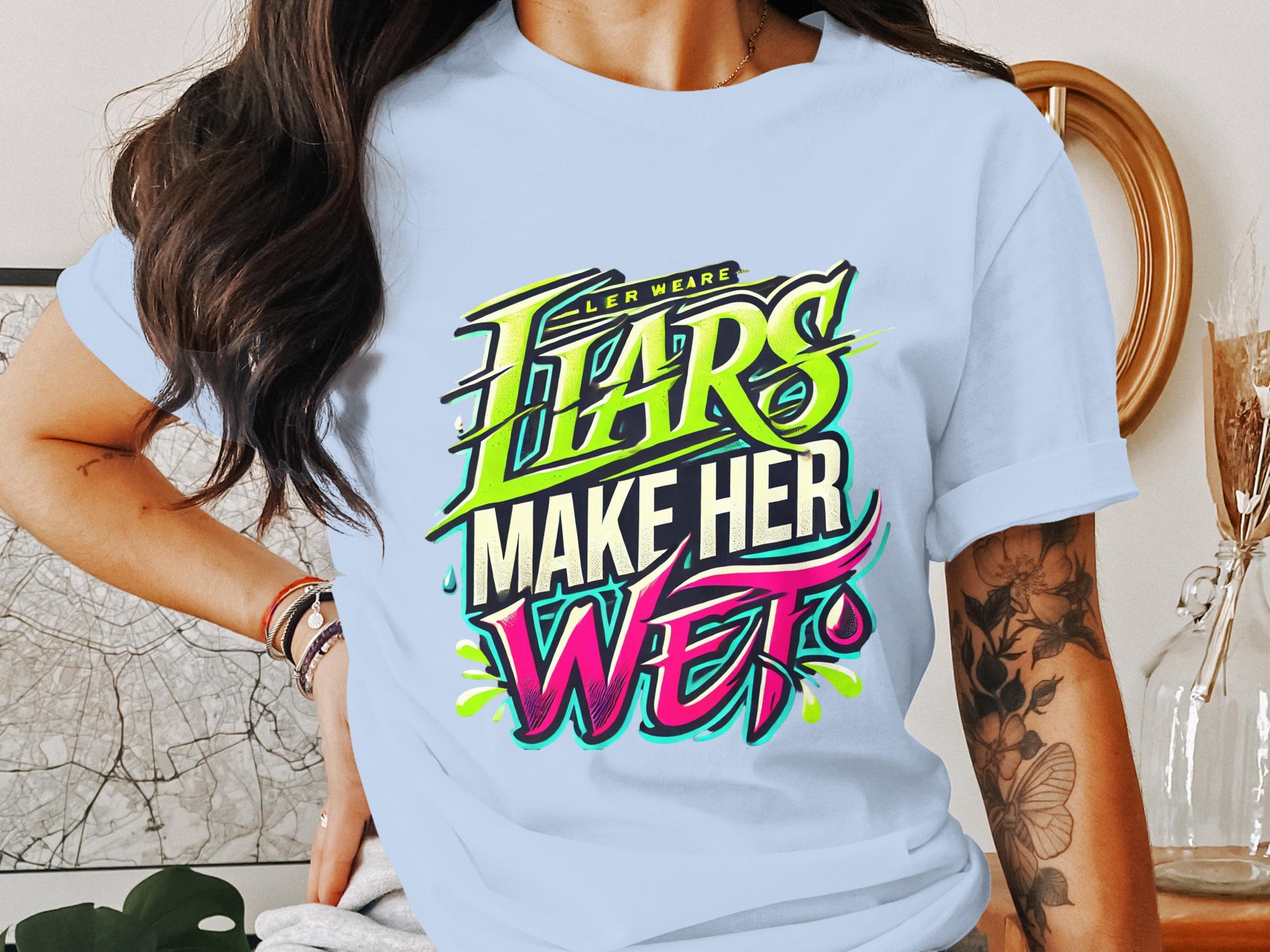 Make Her Wet Graphic T-Shirt for Women Casual product