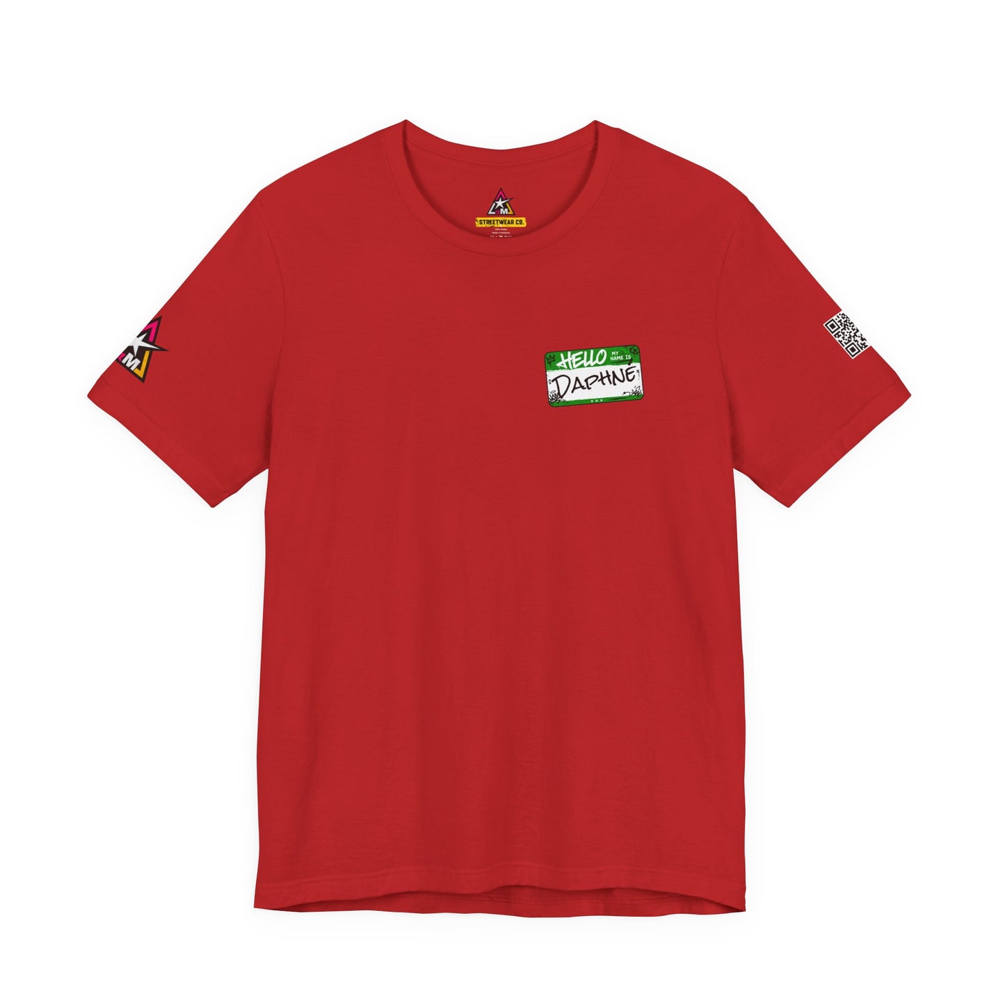 Custom Name Tag – Personalized Streetwear Graphic Tee