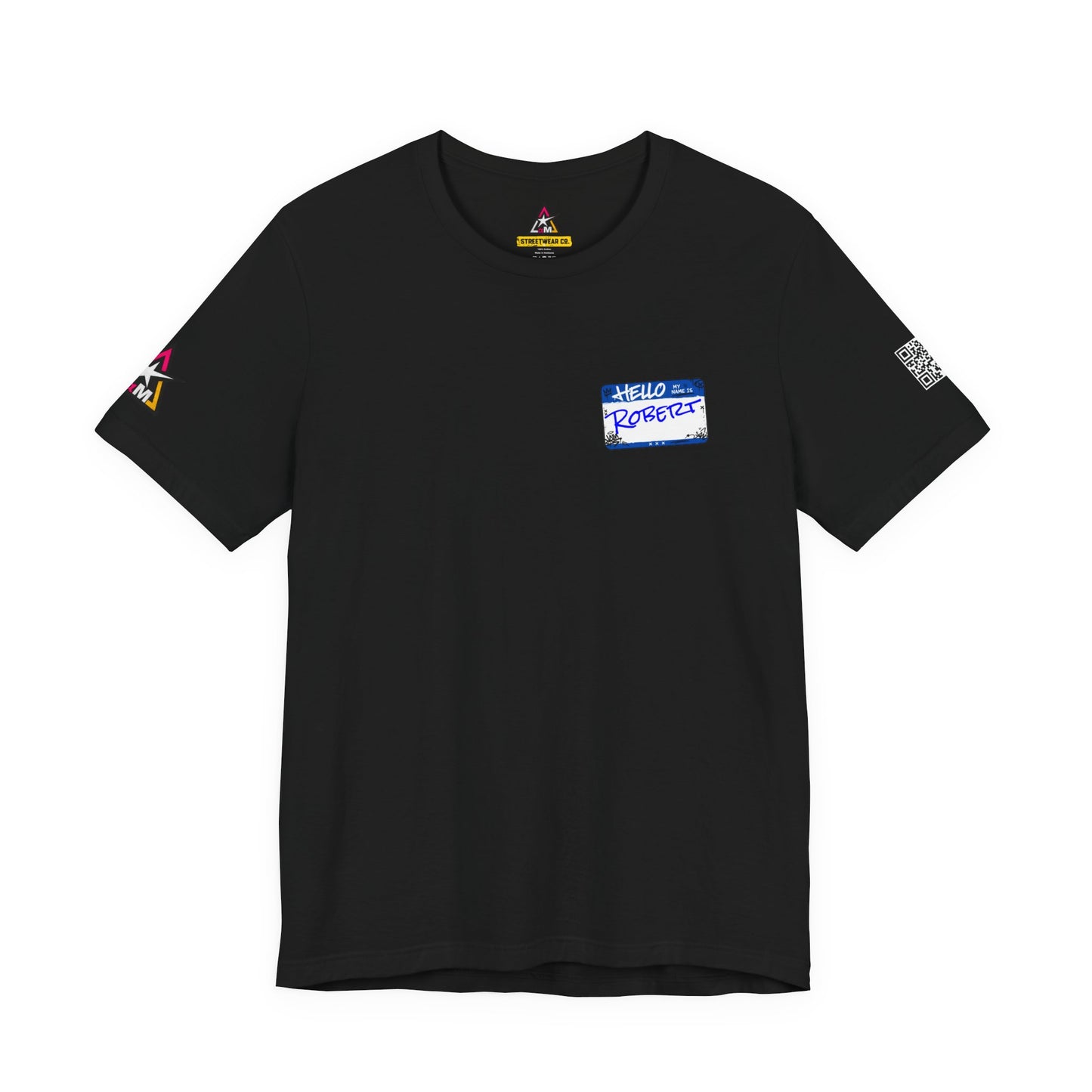 Custom Name Tag – Personalized Streetwear Graphic Tee
