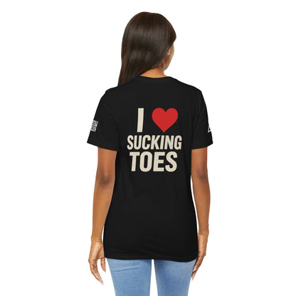 I Love Sucking Toes – Funny Dirty Humor Graphic Tee
