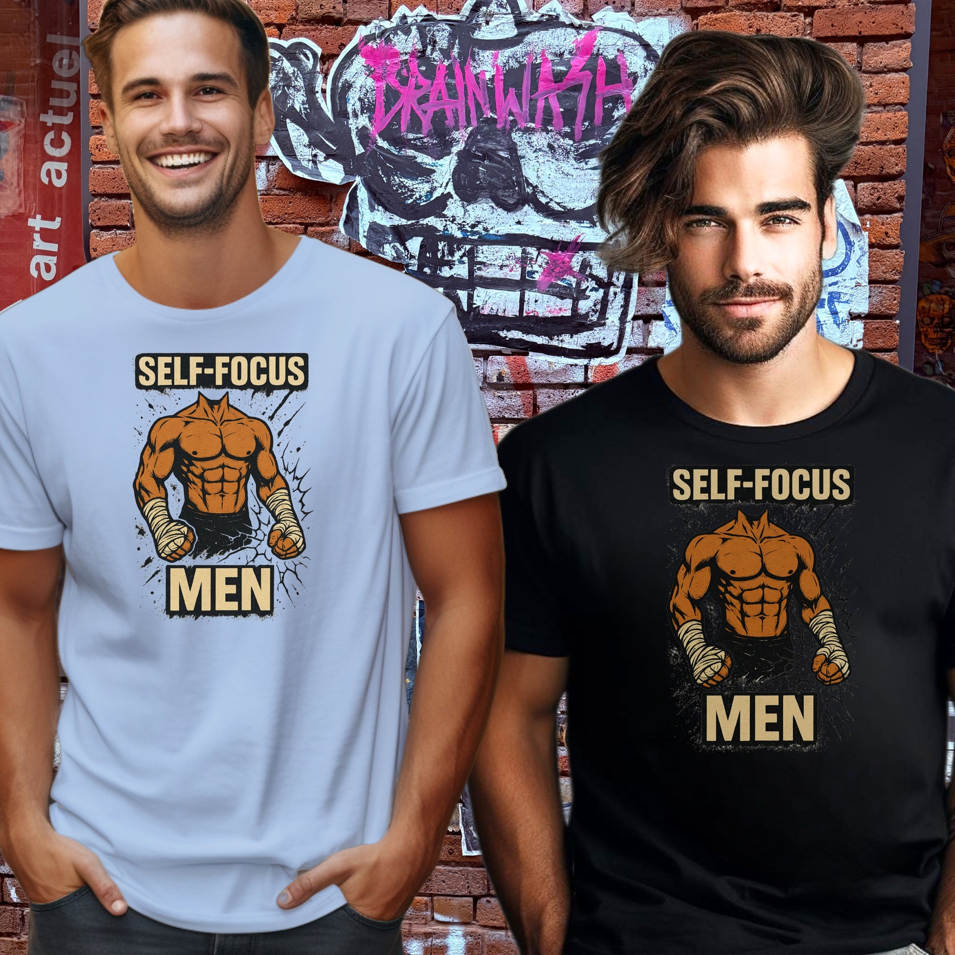 Self-Focus Men Graphic Tee Shirt