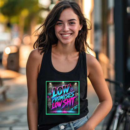 Low Promises Low Shit Vibrant Design Tank Top Product