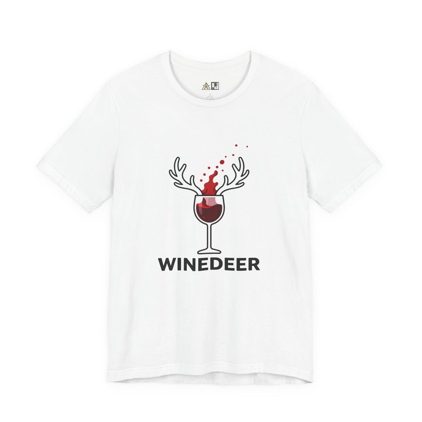 Wine Deer Authority – Unisex Bold Graphic Streetwear Tee