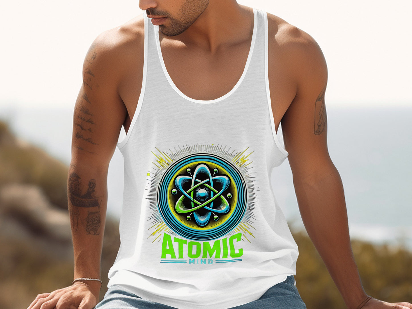 Atomic Mind Psychedelic Graphic Tank Top product