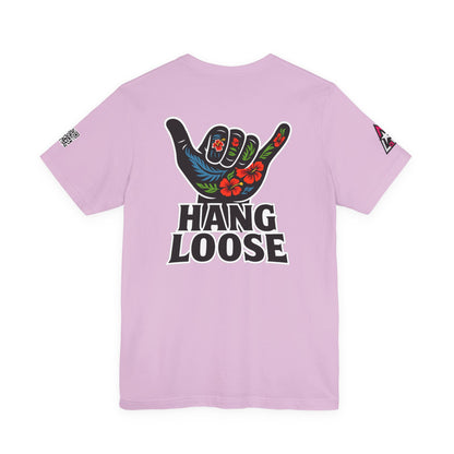 Hang Loose Graphic T-Shirt | Shaka Hand Tee | Tropical Surf Streetwear