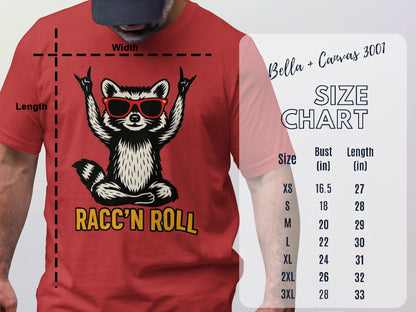 Fun Graphic Tee with Cool Raccoon Design