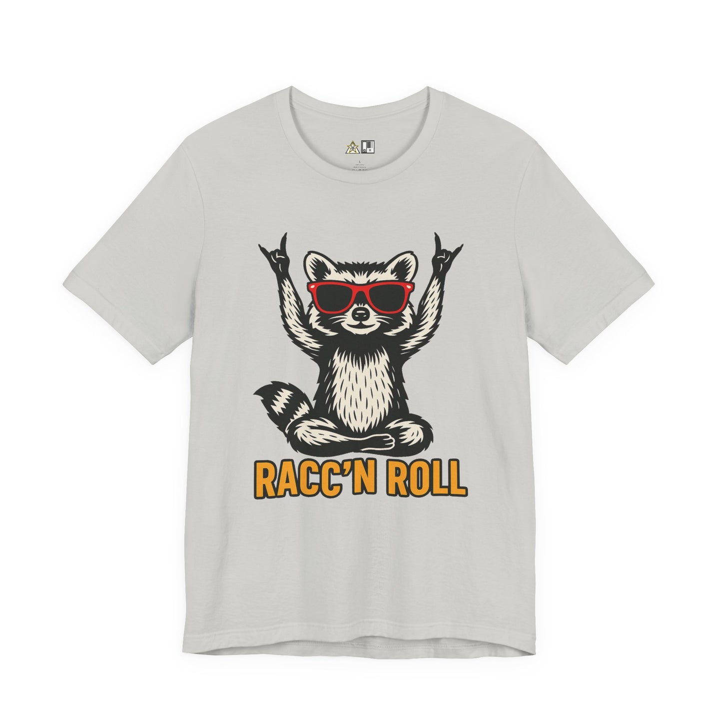 Racc’n Roll Attitude Tee – Unisex Streetwear Graphic Tee