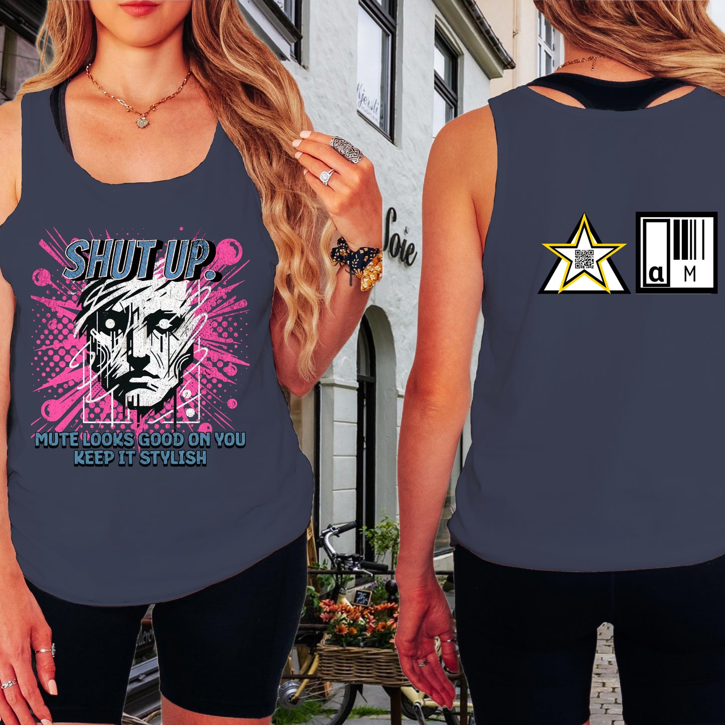 Mute Looks Good On You Keep It Stylish tank top product