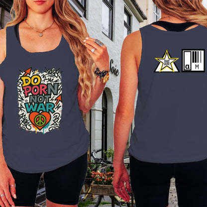 Do Porn Not War Graphic Sleeveless Shirt product