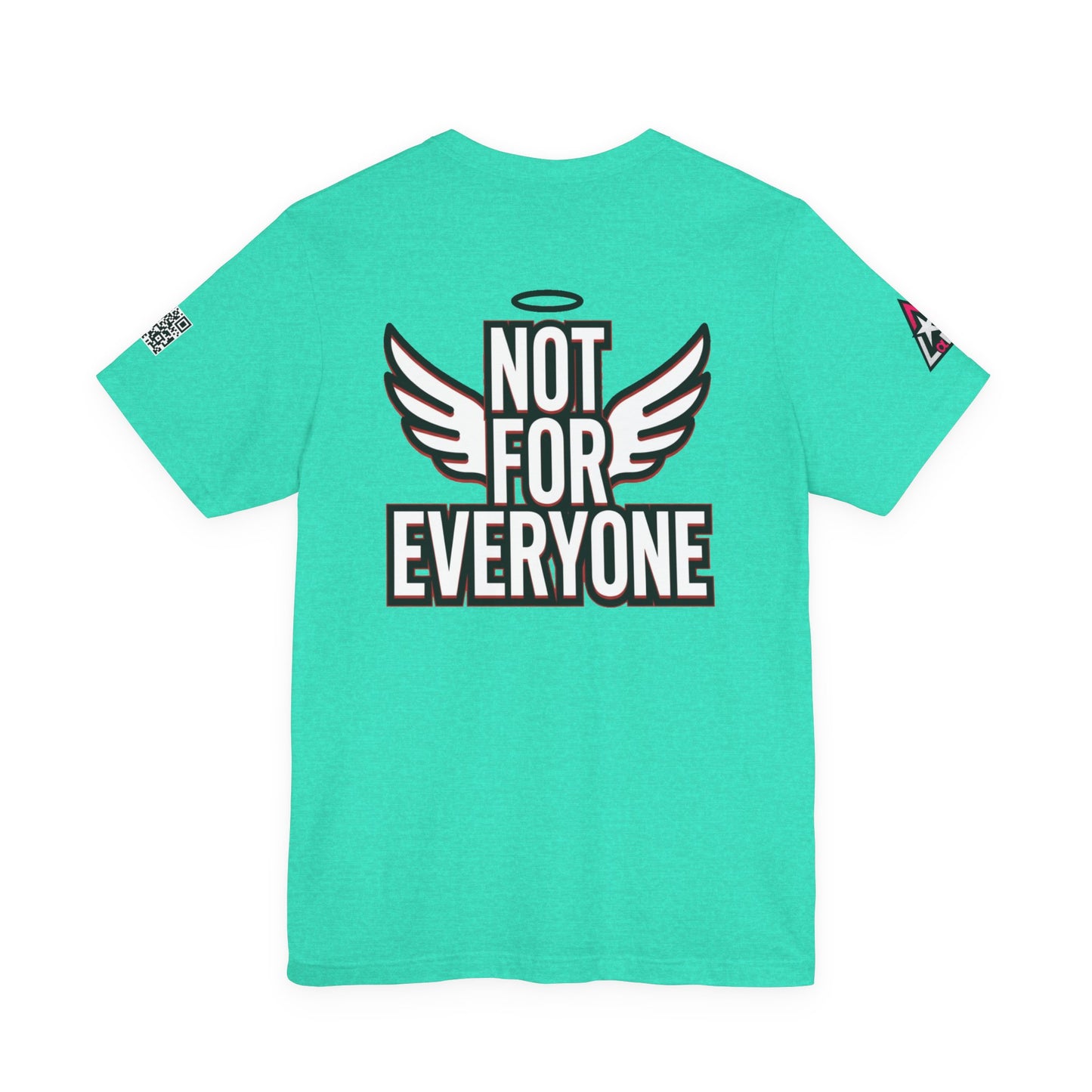 NOT FOR EVERYONE Graphic T-Shirt | Angel Wings Statement Tee | Bold Streetwear Shirt | Unisex Graphic Tee
